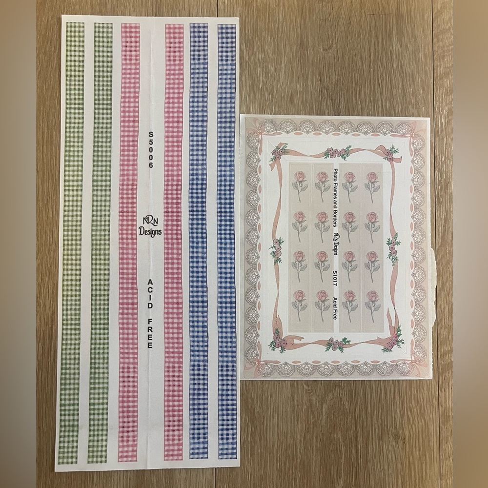 NRN Designs Borders Scrapbooking